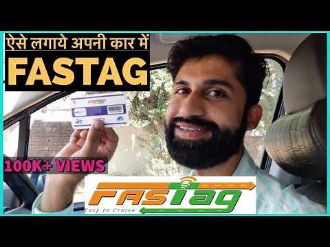 How to stick Fastag Sticker in Car | Fastag Installation | Correct Place for Fastag |