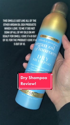 OGX Argan Oil Dry Shampoo Review