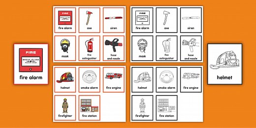 Fire Safety Matching Game