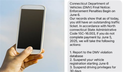Police across the state warn about scam texts that claim to be from DMV