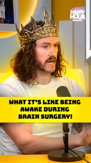 Jaack’s Happy Hour Podcast on Instagram: "There’s a very important reason why he needed to be awake during the surgery! #throwback #happyhour #podcast"