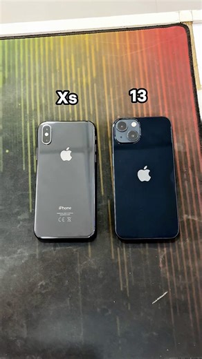 iPhone Xs Vs iPhone 13 || Reboot Up Speed Test! #shorts