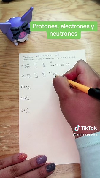 Cómo calcular protones, electrones y neutrones fácilmente