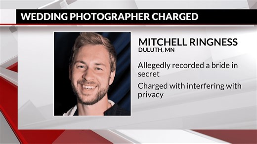 Wedding Photographer accused of secretly recording bride