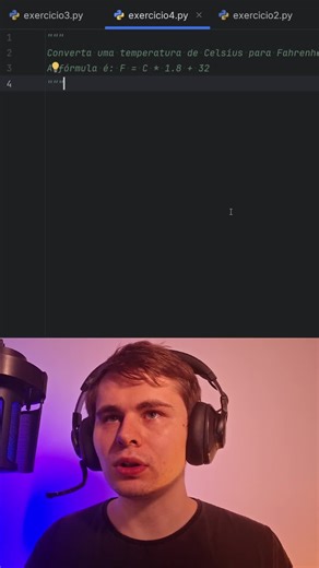 Converter Celsius para Fahrenheit no Python