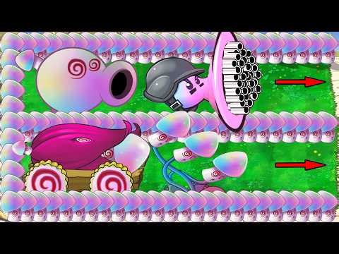Hypno Peashooter X Hypno Gatling X Hypno Plants vs 2 Dr.Zomboss vs Gargantuar Plants vs Zombies Hack