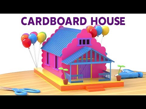 Let’s Make a Cardboard House for Kids