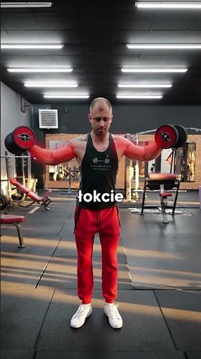 WZNOSY BOKIEM HANTLAMI