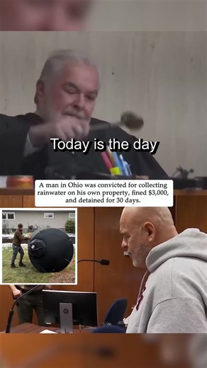 Ohio Man Fined for Collecting Rainwater on His Property