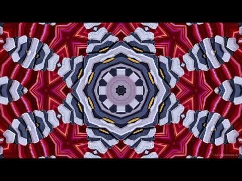 Kaleidoscope Video, Kaleidoscope Art, Geometric Kaleidoscope Journey | Calming Visual Art Music