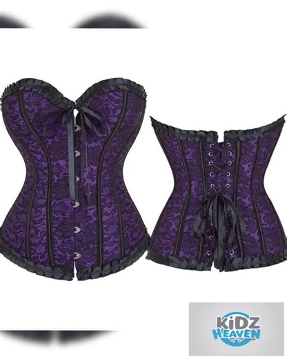 Kidz Heaven | 🌸 Embrace your elegance with a twist of vintage charm! Our Vintage Floral Lace Up Overbust Corset in delightful purple combines stunning... | Instagram