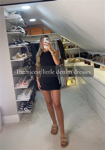 Denim dress outfit ideas: nicest little denim dresses for summer