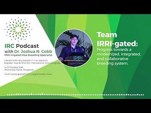 Progress towards a modernized, integrated, & collaborative breeding system - Josh Cobb for #IRC2018