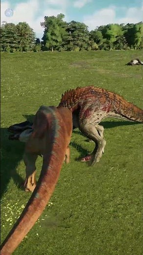 Tyrannosaurus Rex always fights Giganotosaurus 🦖 Jurassic World Evolution 2