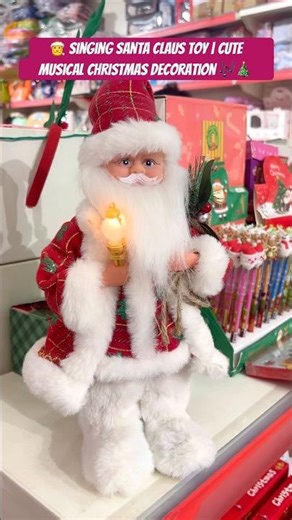 🎅 Singing Santa Claus Toy | Cute Musical Christmas Decoration 🎶🎄