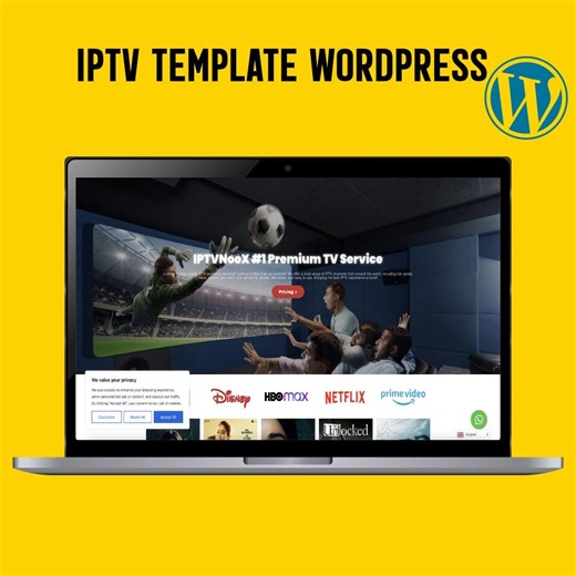 IPTV Wordpress Theme – Woocommerce Ready (digital Download) - Etsy