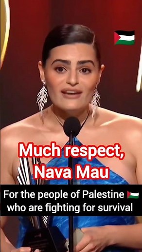 Actress Nava Mau speaks up for Palestine🇵🇸, urging us to fight for free speech and stand for justice