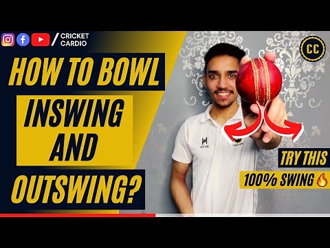 How to bowl Inswing and Outswing || Swing Bowling Tips || Ball Gripping Technique🔥