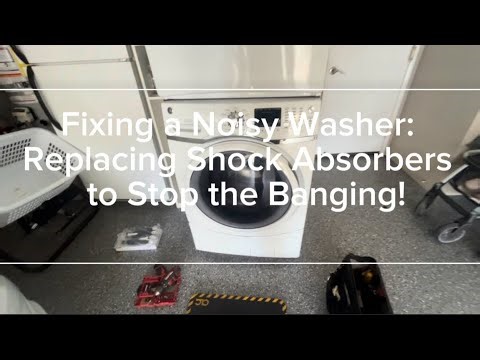Fixing a Noisy GE Washer: Replacing Shock Absorbers to Stop the Banging!
