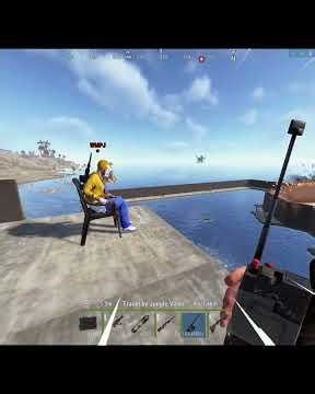 Lagging a rust server with 1100 C4 #rust #modded