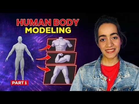 Blender Human Body Modeling Step by Step | Torso, Arms & Legs 3D Tutorial