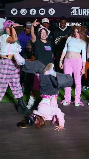 Shots Fired! Katana Pop Showcase at Oakland First Friday 2025 TURFinc Booth #turfinc#dance#shorts