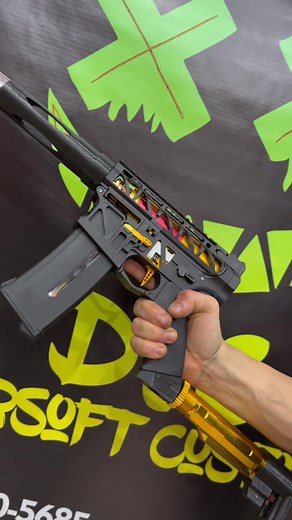 Custom ARP 556 Airsoft Rifle in Full Detail