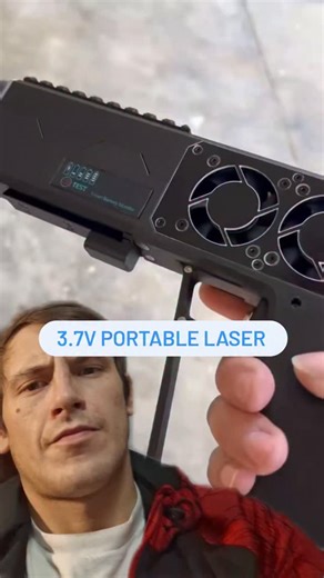 David Holmstrom on Instagram: "All right these lasers are getting out of hand... I wonder what kind of diodes they're using 🤔 #fyp #laser #tesla #physics"