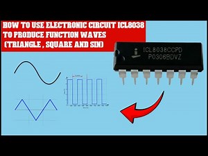 how to produce function waves (triangle, square & sin) using ICL8038 IC ?? to use them in PMW