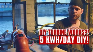 $50 DIY water turbine — generate 5 kWh/day, open source