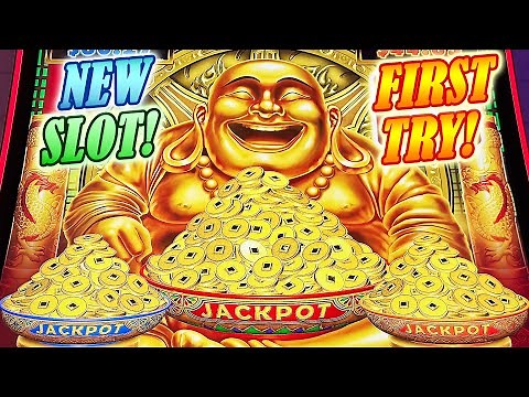 NEW Grand Buddha Link Slot! First Attempt, 3 Bonuses, Wheel Spins and Free Games at South Point!