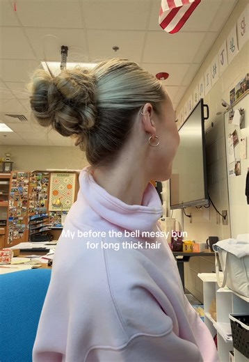 Quick and Easy Messy Bun Tutorial for Long, Thick Hair