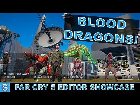 DESTRUCTIBLE ENVIRONMENTS | Far Cry 5 Map Editor Showcase | Blood Dragon DLC, Aliens, Zombies + More