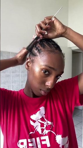 Quick and easy hairstyle ☀️