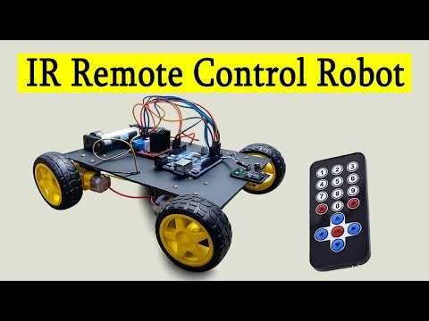 IR Remote Control Robot Car Using Arduino Uno & L298N Motor Driver | DIY Arduino Project