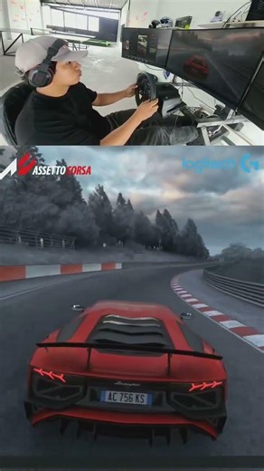 lamborghini Nurburgring assetto corsa Logitech
