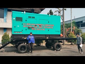 TRAILER TROLI ANHANG GEROBAK REM SODOK TANGAN GENSET PELABUHAN POMPA TRAFO PLN GANDENG TRUK GUDANG