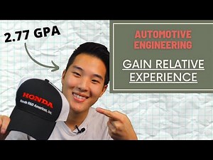 How to Get a Job as an Automotive Engineering | Low GPA
