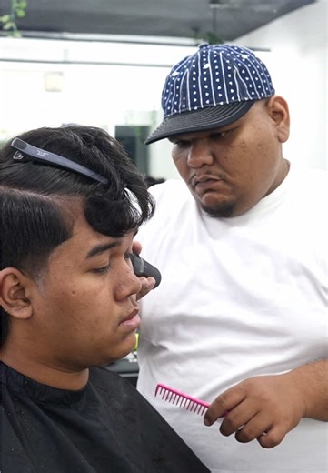 Fringe Mullet Hairstyle by Barber Bob