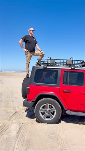 Empty OBX Beaches #obx #NC #obxnc #jeep #offroad #4x4 #beach #beachlife #outerbanks #outerbanksnc