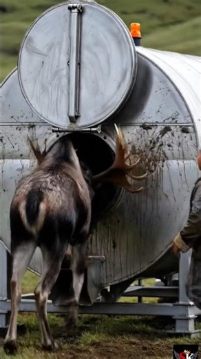 Moose Processing Machine in Action | Farm Technology #shorts