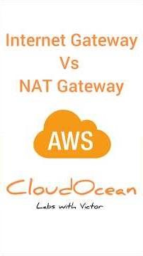 Internet Gateway vs NAT Gateway | aws