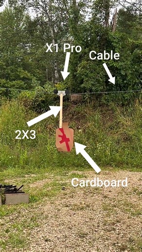 Backyard setup moving target system x1 pro