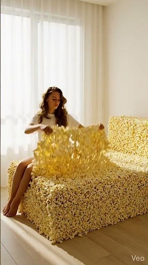 This Popcorn Bed Is Actually Genius #creative #shorts