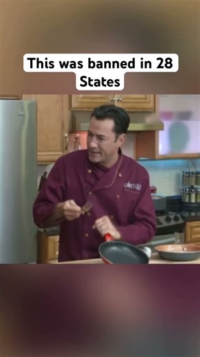 Gotham steel pan commercial was banned in 27 states for violating the hearing act of 1877 #memes #fy