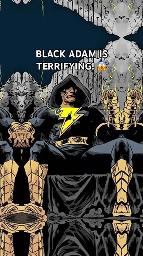 Why Black Adam Is More Powerful Than You Think! ⚡😱 #BlackAdam #DCComics #shorts #viral