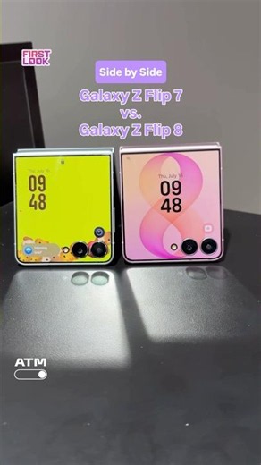 Side by Side: Galaxy Z Flip 7 vs. Galaxy Z Flip 8
