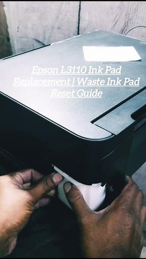 How to Change Ink Pad in Epson L3110 Printer #youtubeshorts