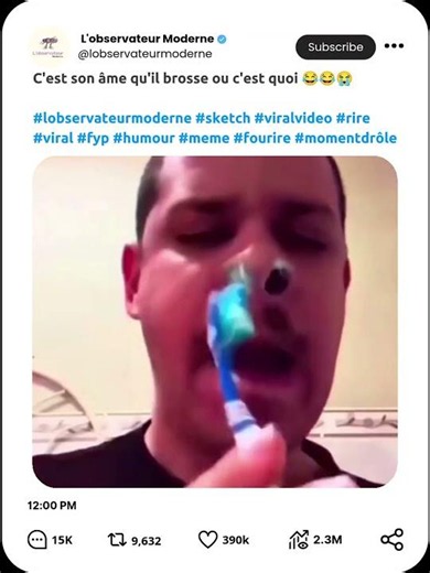 Je n'avais jamais vu cela à part aujourd'hui 😂😂😭