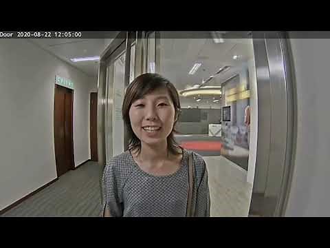 Easier visitor access with Axis network door station and QR code